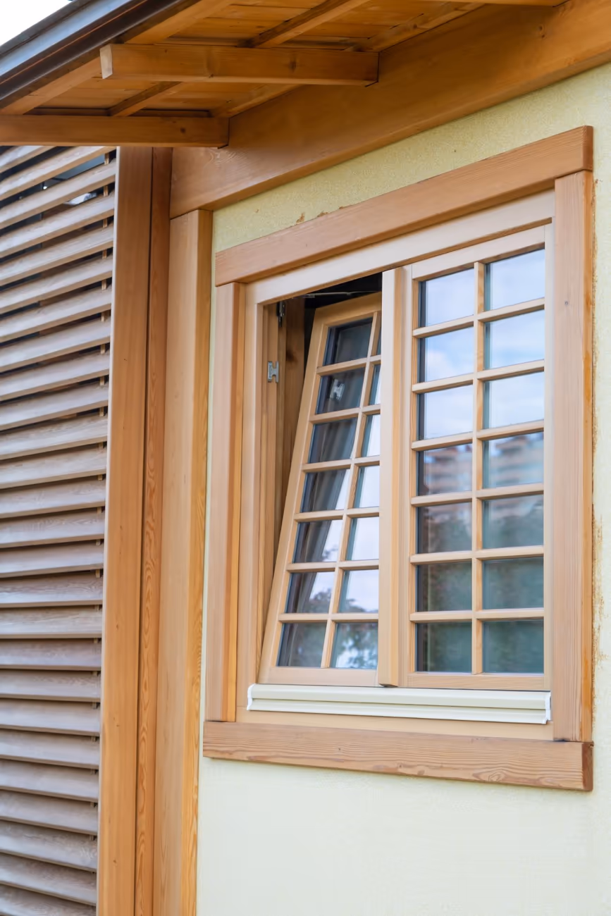 Menuiserie extérieure sur une maison